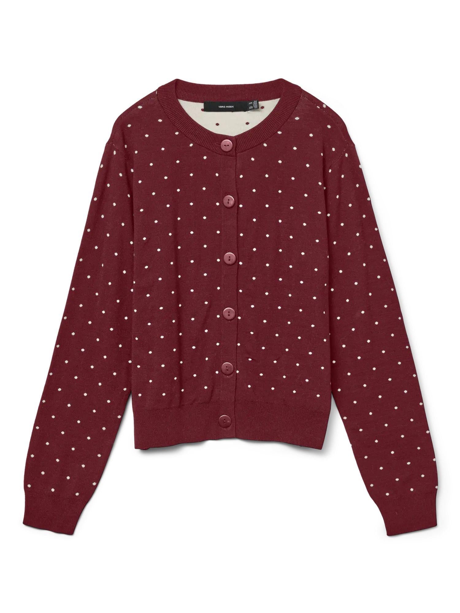 Vero Moda Cardigan Donna Saba Syrah W. Birch 10330833 Syrah VERO MODA 