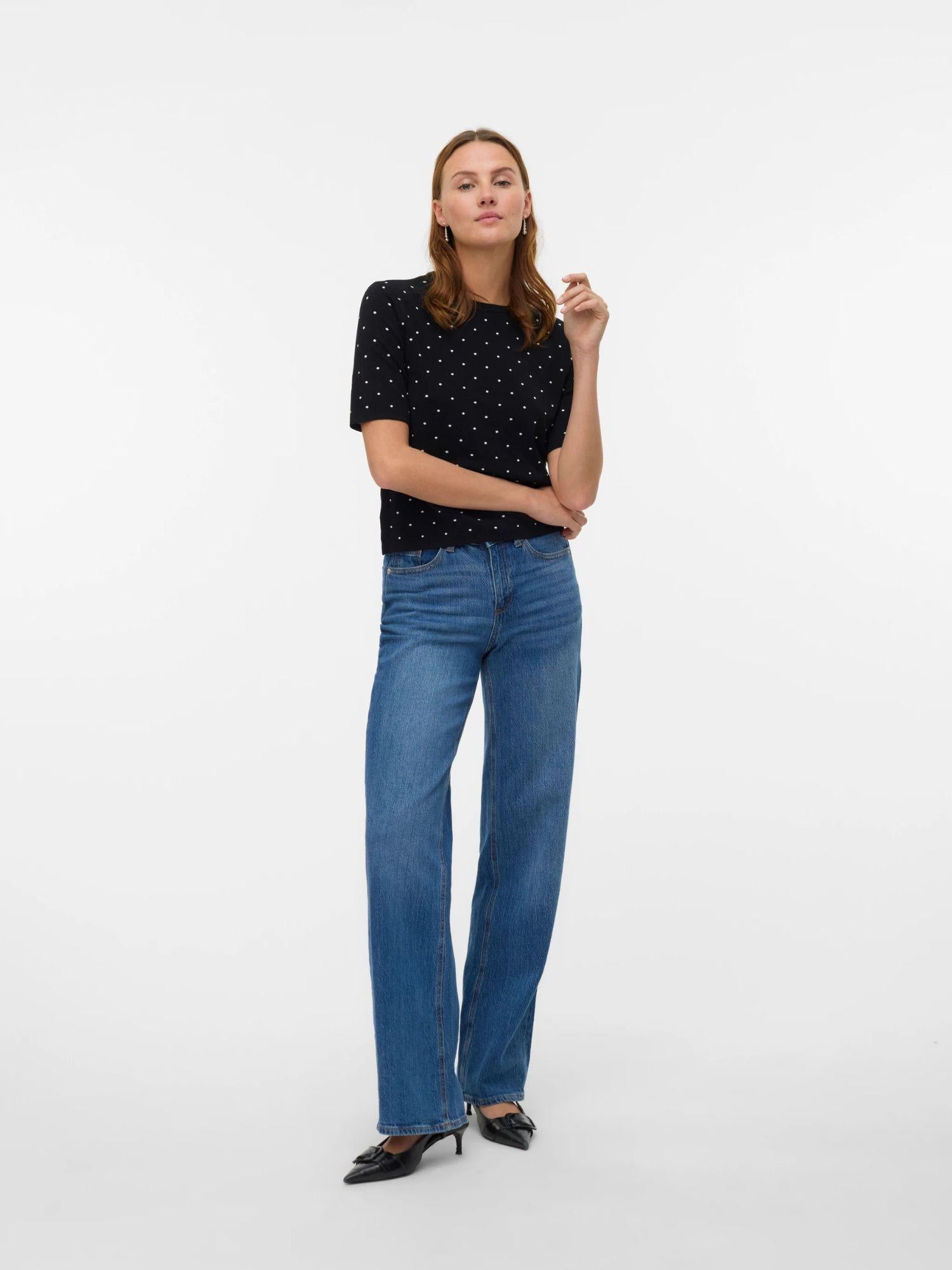 Vero Moda Maglione Donna Saba Nero 10330835 Black VERO MODA 