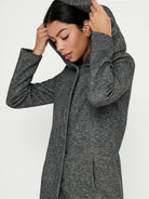Only Cappotto Donna Sedona Grigio 15142911 Dark Grey Melange ONLY 