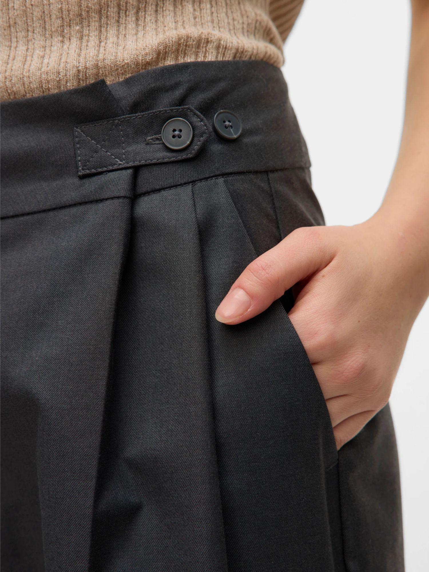 Vero Moda Pantaloni Formali Donna Nikki Dark Grey Melange 10332058 Dark Grey Melange VERO MODA 