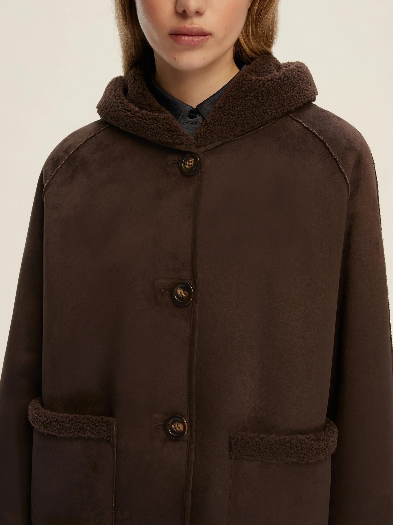 Emme Marella Caban reversibile Donna Gavetta Testa di moro 2525456072200 003 EMME MARELLA 