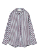 Aware Camicia Donna Parina Azzurra A Righe Bordeaux E Bianche 10326180 Allure ZINFANDEL/BIRCH VERO MODA 