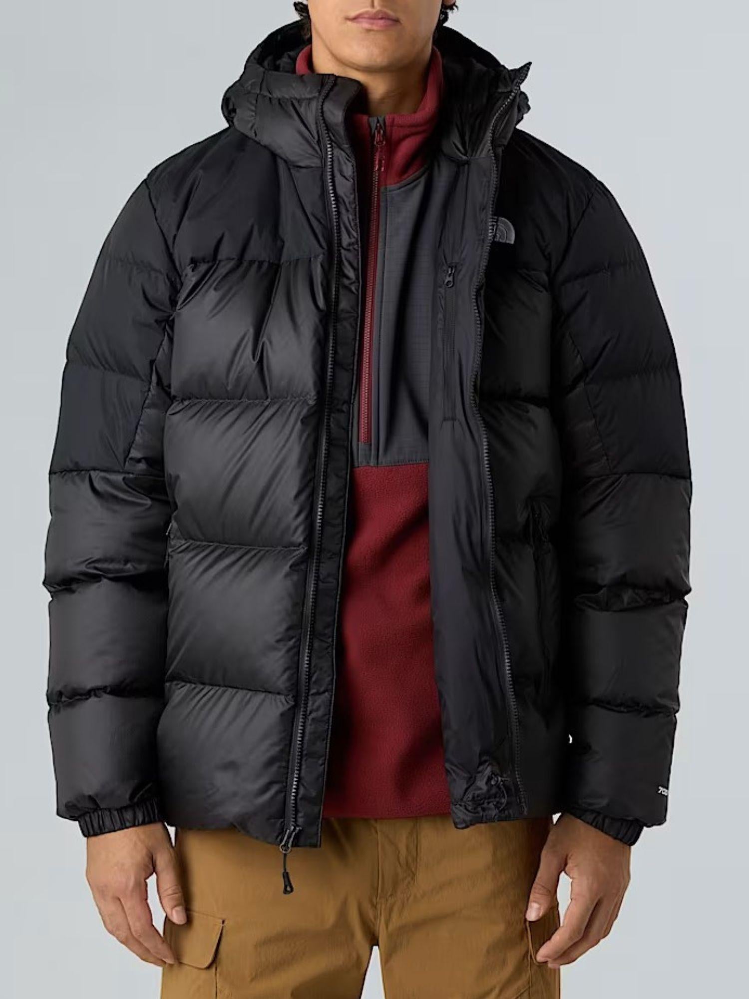 The North Face Giacca in Piumino con Cappuccio Uomo Diablo 2.0 TNF Black Heather TNF Black NF0A8992 GOC THE NORTH FACE 