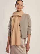 Emme Marella Stola con filo di lurex Donna Ciurma Cammello 2525546011200 003 EMME MARELLA 