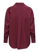 Only ONLZAZIMA Camicia Donna Burgundy 15272523 Burgundy ONLY 