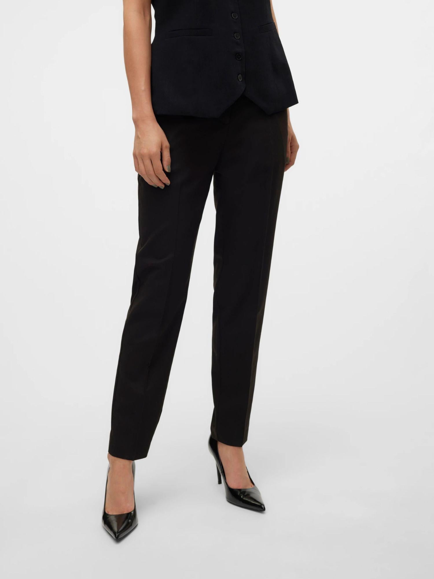 Vero Moda Pantaloni Formali Donna Nila Nero 10320940 Black VERO MODA 