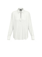 Emme Marella Camicia Donna Chopin Bianco Lana 2525116072200 001 EMME MARELLA 