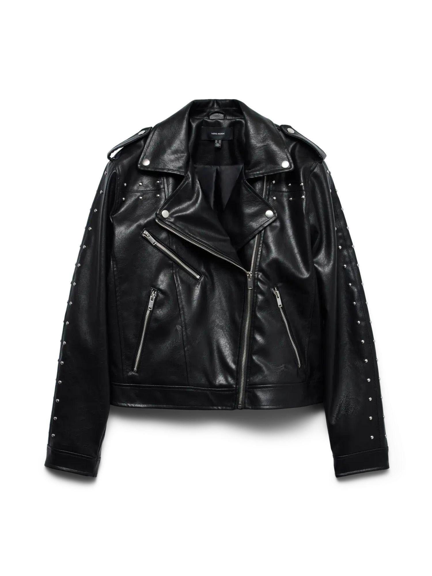 Vero Moda Giacca Biker Donna Ramon Nera 10336119 Black VERO MODA 