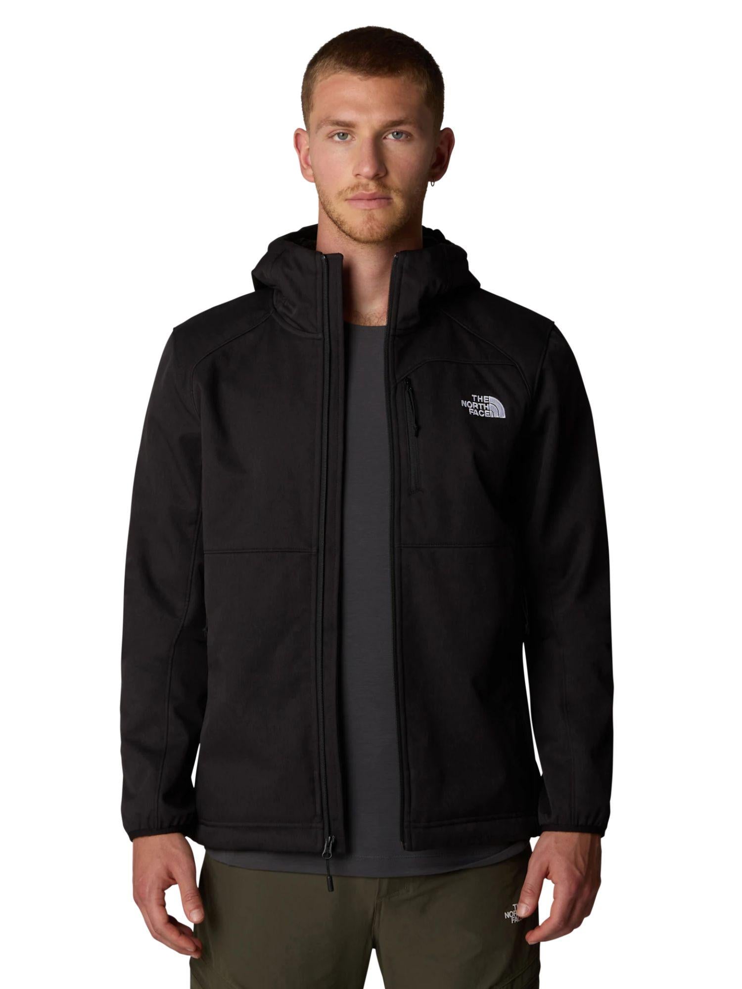 The North Face Giacca Uomo Softshell con Cappuccio Quest Nero NF0A3YFP 4H0 THE NORTH FACE 
