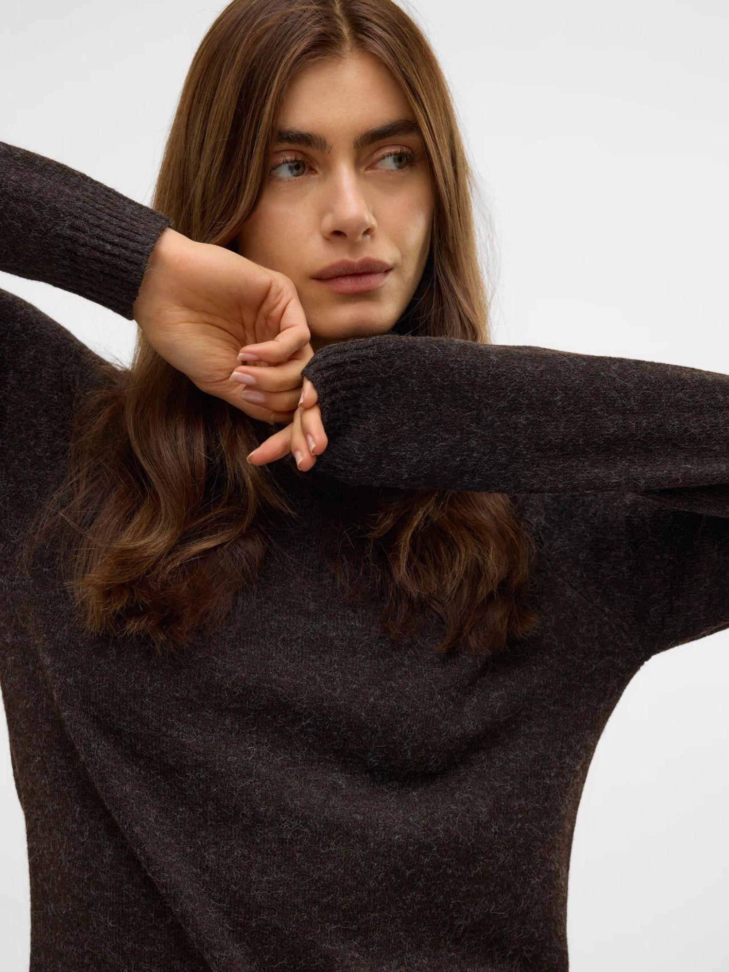 Vero Moda Maglione Donna Doffy Marrone 10201022 Chocolate Torte VERO MODA 