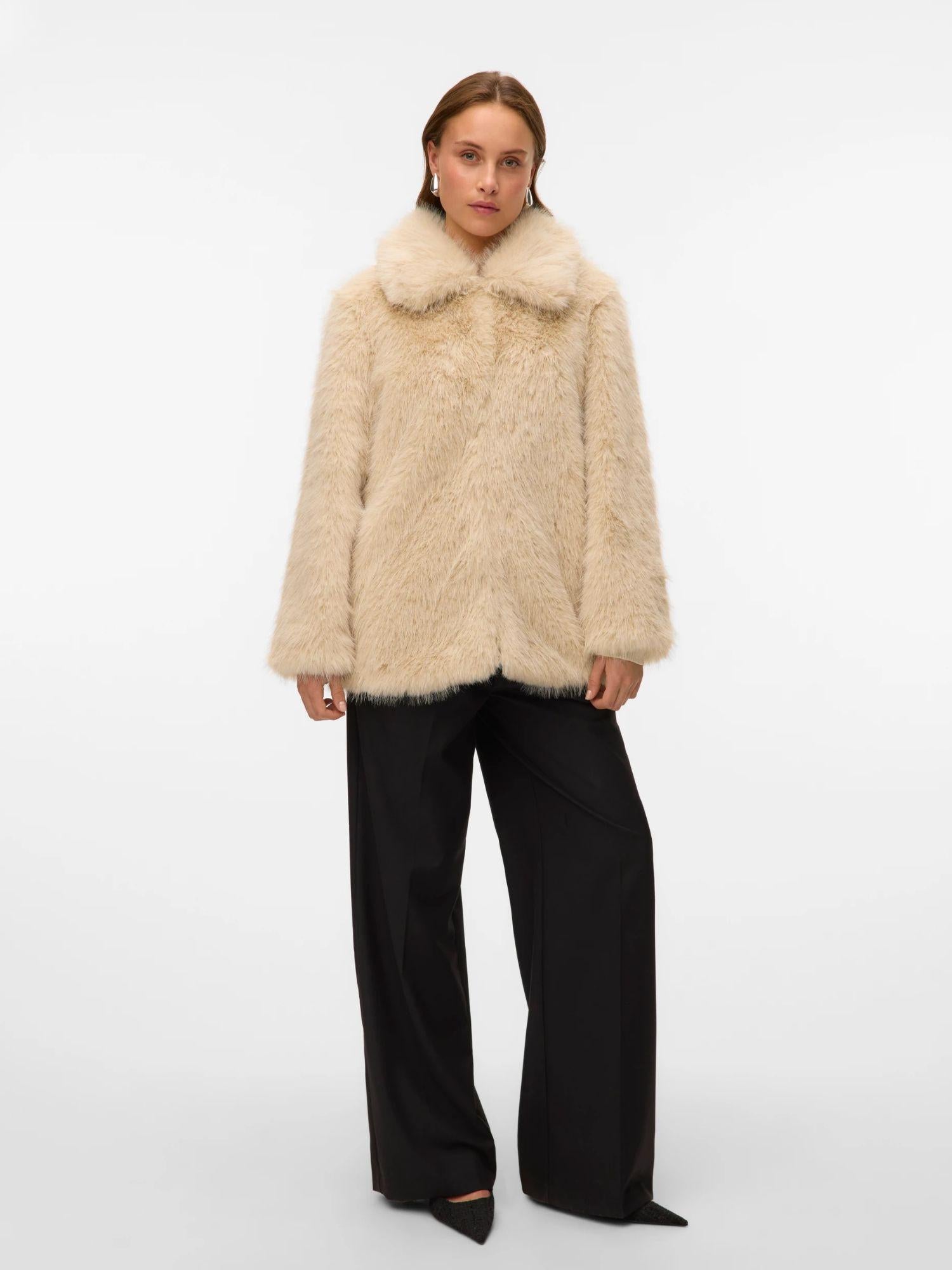 Vero Moda Giacca Invernale Donna Gloria Grey Oatmeal 10333912 Oatmeal VERO MODA 