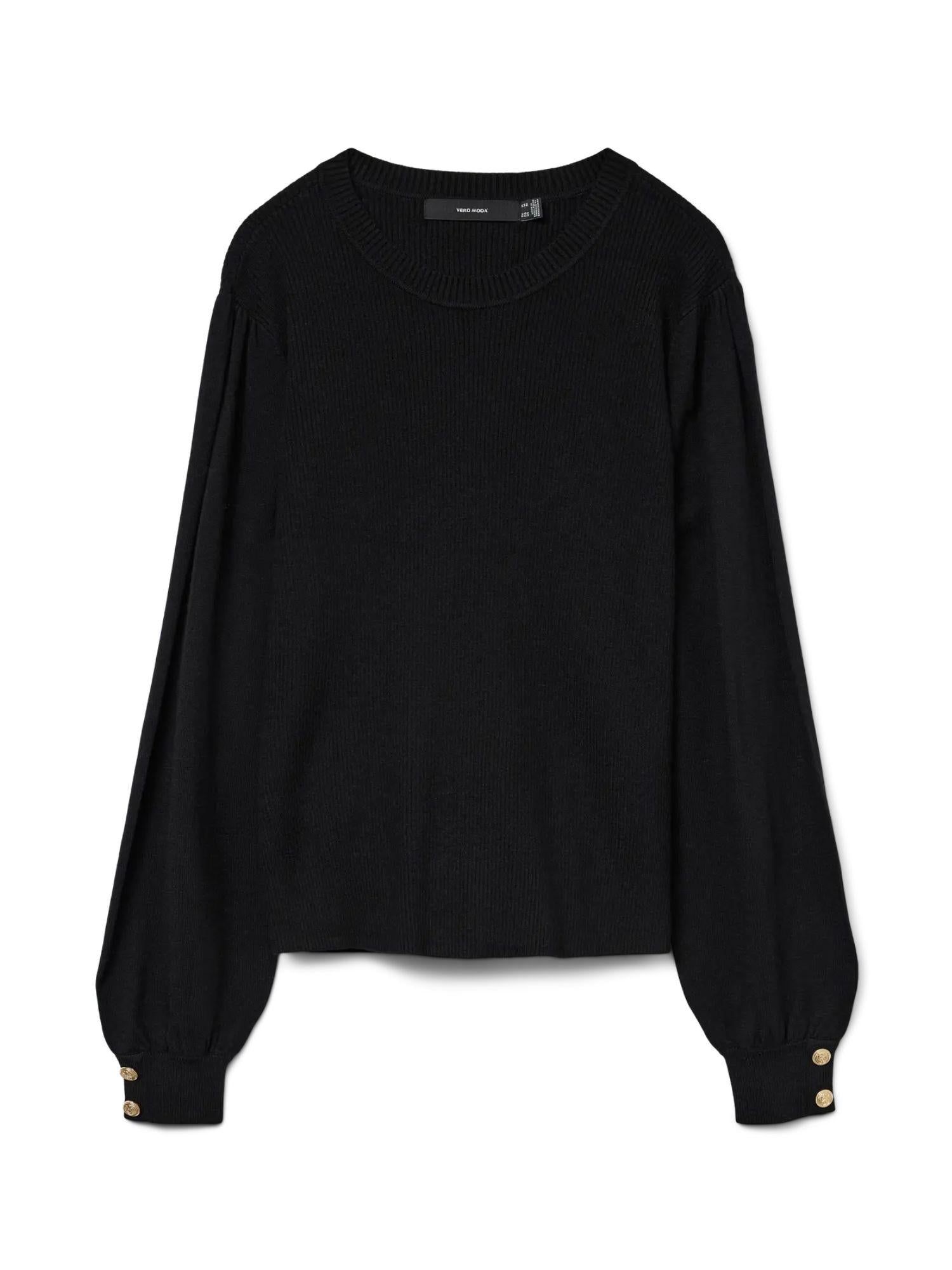 Vero Moda Maglione Donna Hollykaris Nero 10331441 Black VERO MODA 