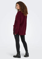 Only Cardigan Donna Ibi Bordeaux 15351147 Cabernet ONLY 
