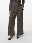 Vero Moda Pantaloni Formali Donna Perle Nero Sale E Pepe 10336076 Black VERO MODA 