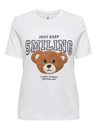 Only T-Shirt Donna Teresa Bianca 15316954 Cloud Dancer Perfect ONLY 