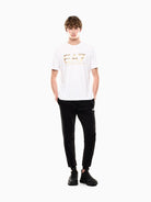 EA7 Emporio Armani T-shirt Logo Series in cotone con maxi logo Uomo Bianco 7M001189 AF17789 U0002 EA7 EMPORIO ARMANI 