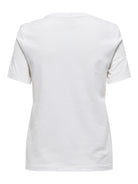 Only T-Shirt Donna Teresa Bianca 15316954 Cloud Dancer Perfect ONLY 