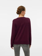 Vero Moda Maglione Donna Silje Winetasting 10320451 Winetasting VERO MODA 