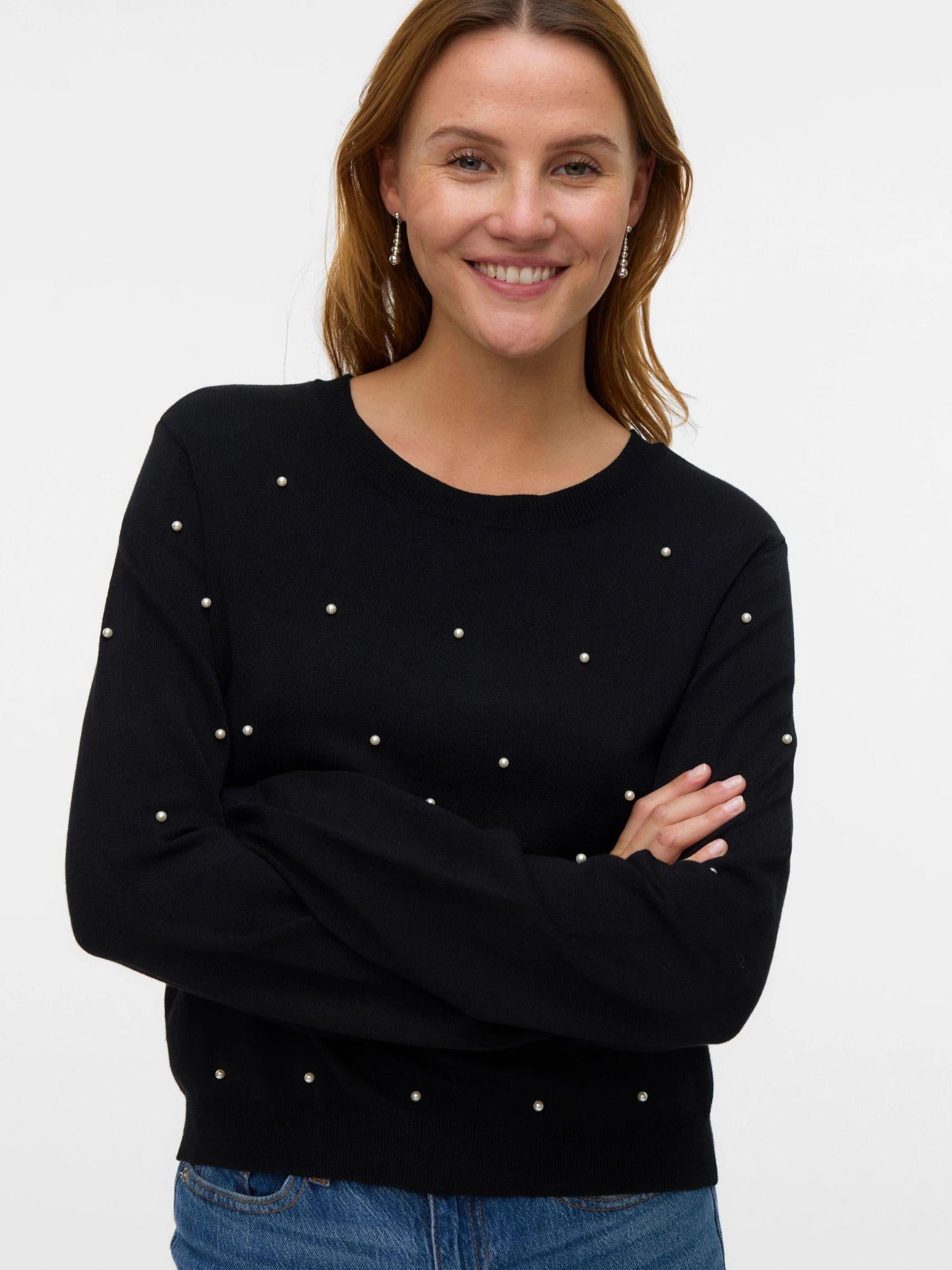 Vero Moda Maglione Donna Glory Nero 10331386 Black VERO MODA 
