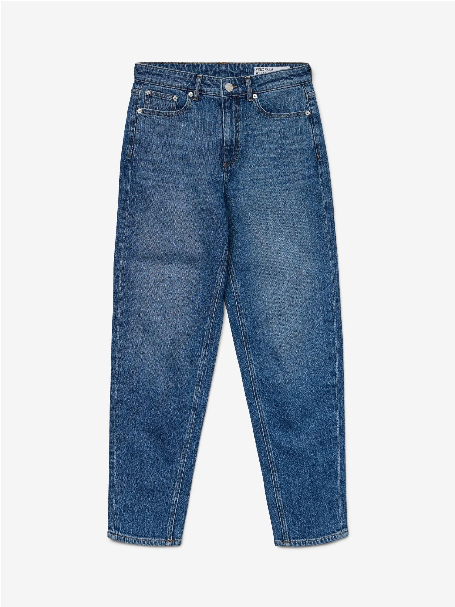 Vero Moda Jeans Donna Tessa A Vita Alta Mom Fit Medium Blue Denim 10297655 Medium Blue Denim VERO MODA 