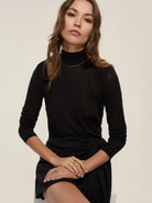 Emme Marella Dolcevita Donna in misto cashmere Ruggito Nero 2525946041200 004 EMME MARELLA 