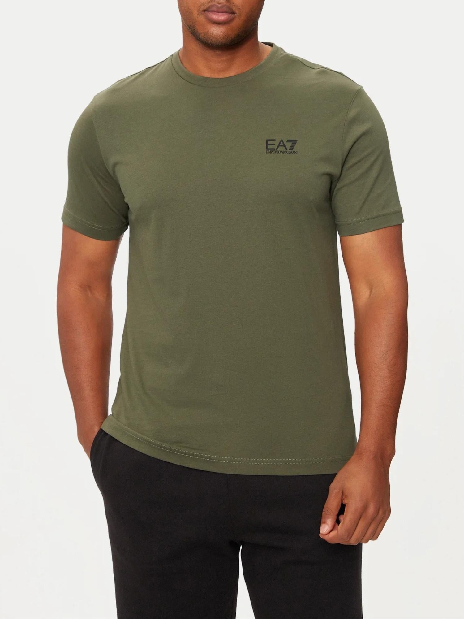 EA7 Emporio Armani T-Shirt Uomo Verde 8NPT25 PJVPZ 1846 EA7 EMPORIO ARMANI 