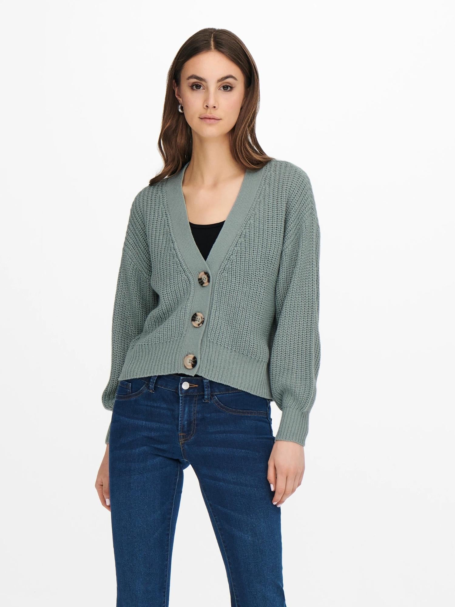 Jacqueline De Yong JDYJUSTY Cardigan Donna Turchese Abyss 15200418 Abyss JACQUELINE DE YONG 
