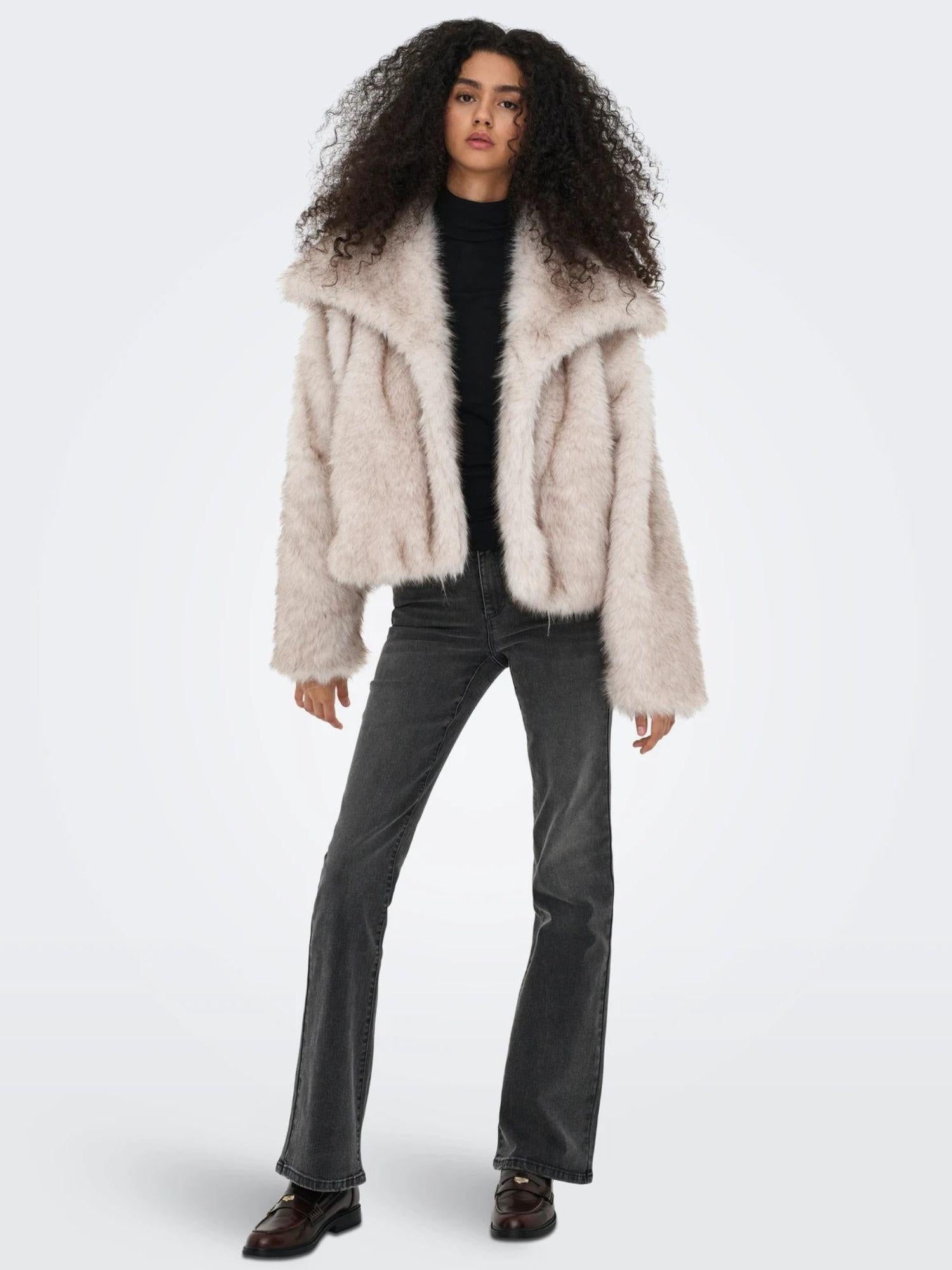 Only Giubbino Donna Dawn Beige 15348977 Pumice Stone ONLY 