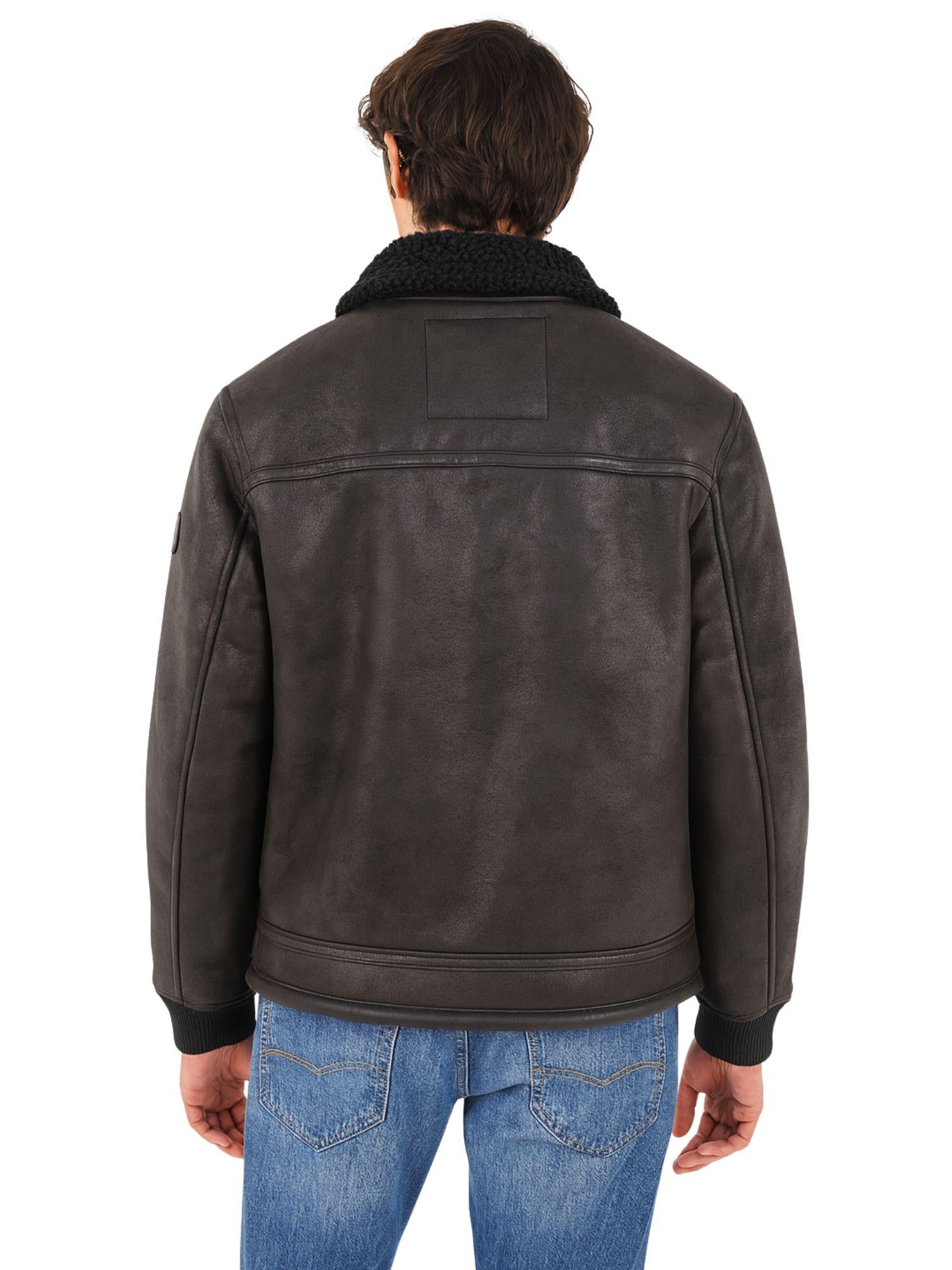 MClassics Giacca Invernale Uomo Aviatore Shearling Nero P9340024 NERO MCLASSICS 