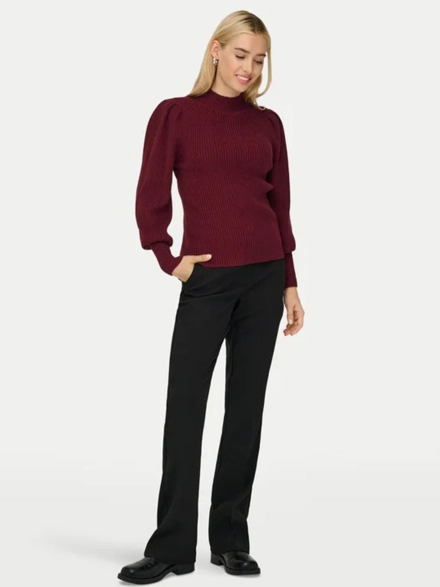 Only Pullover Donna Katia Rosso 15232494 Cabernet ONLY 