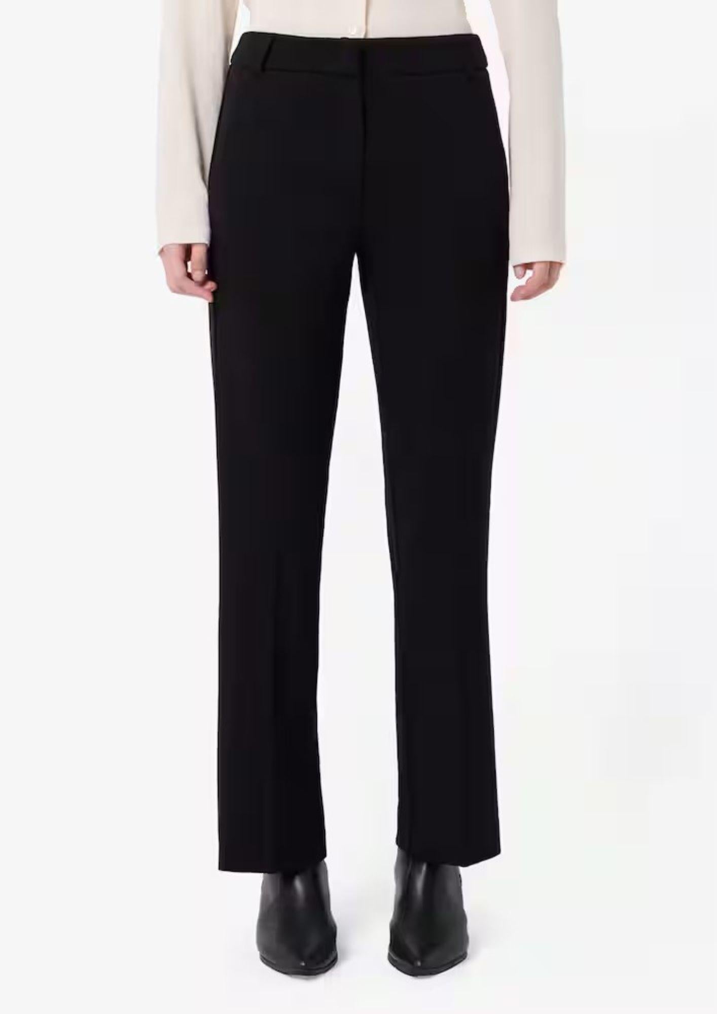 Emme Marella Pantalone Donna Flare Nero 2525786031200 007 EMME MARELLA 