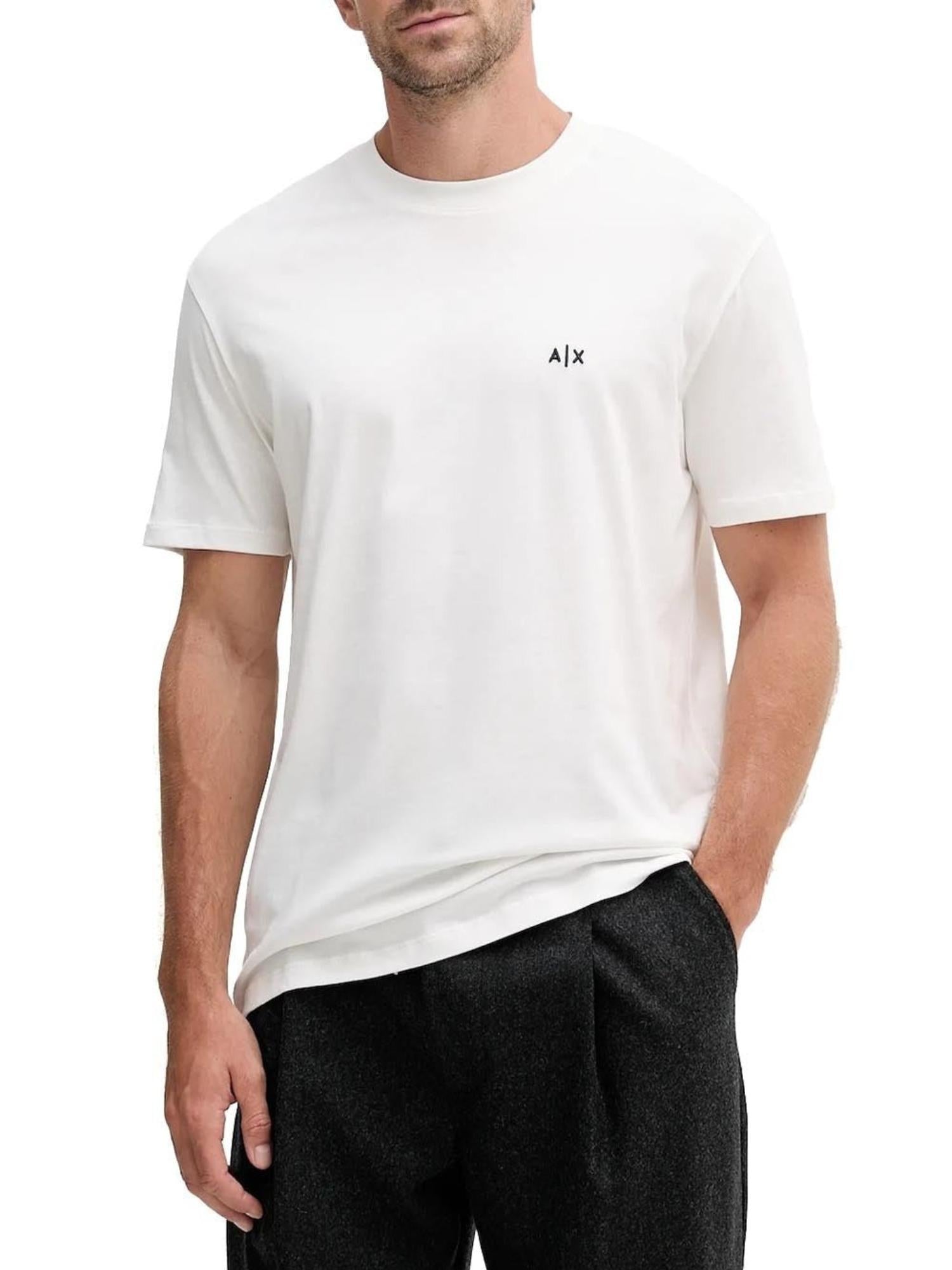 Armani Exchange T-Shirt Uomo Bianco XM001568 AF10358 U0009 ARMANI EXCHANGE 