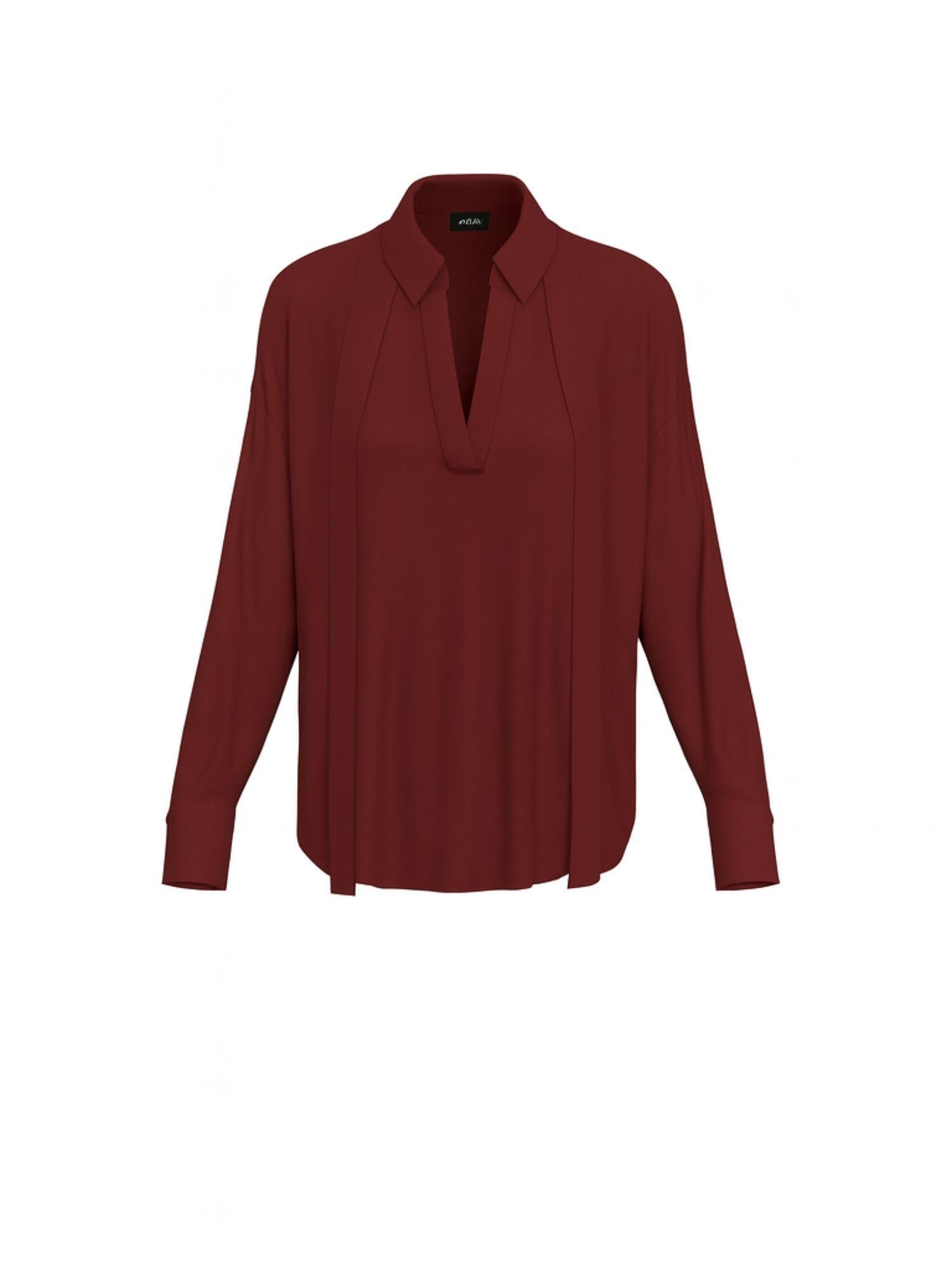 Emme Marella Camicia Donna Chopin Bordeaux 2525116072200 006 EMME MARELLA 