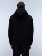Napapijri Felpa In Pile Nera Con Cappuccio E Zip Yupik Da Uomo NP0A4GNS 041 NAPAPIJRI 