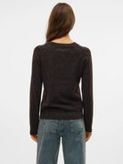 Vero Moda Maglione Donna Doffy Marrone 10201022 Chocolate Torte VERO MODA 
