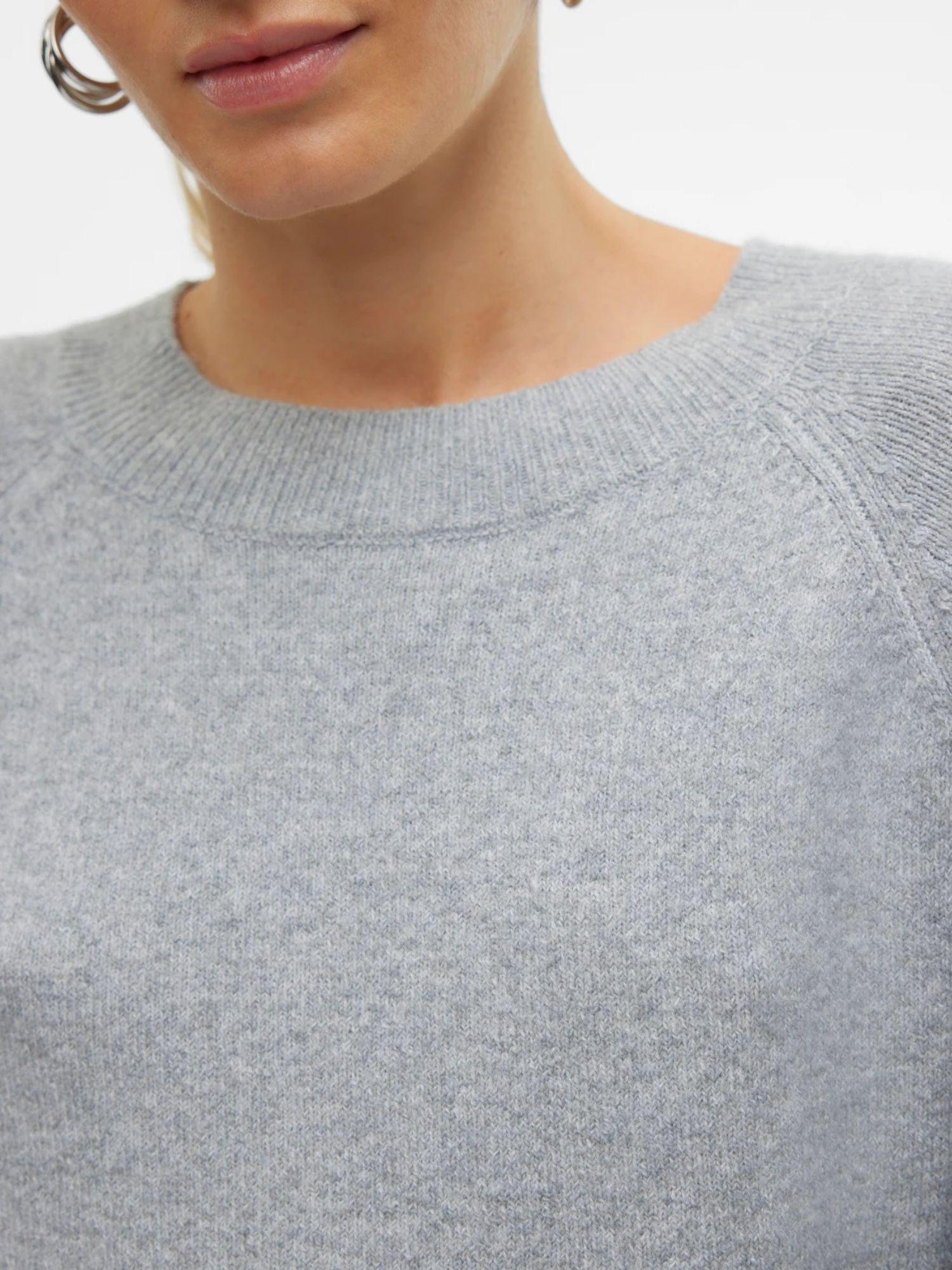 Vero Moda Maglione Donna Doffy Grigio Chiaro 10201022 Light Grey Melange VERO MODA 
