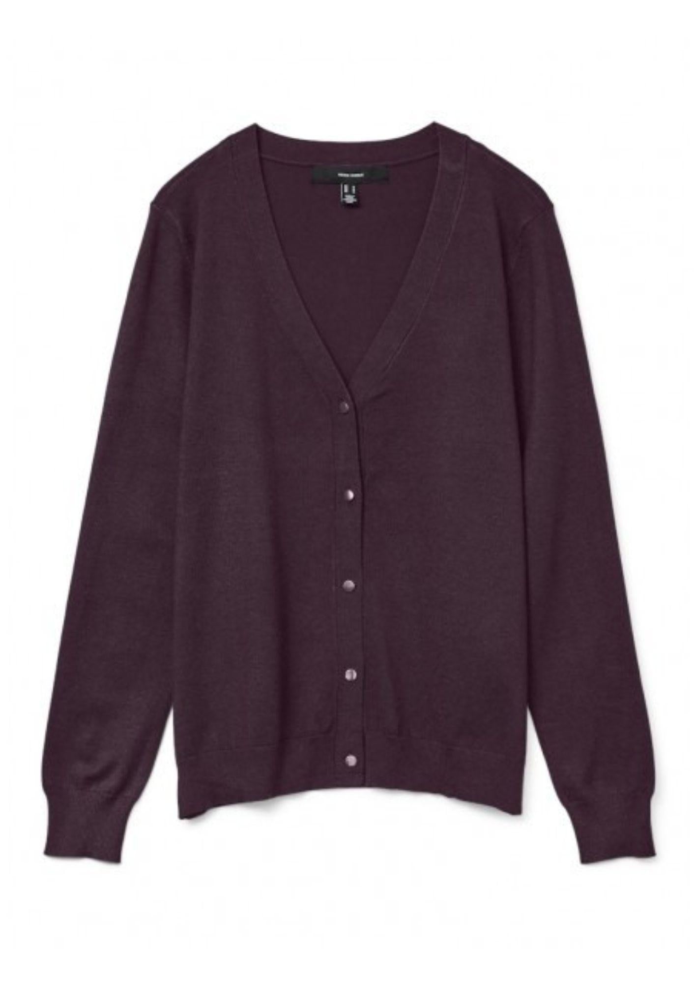Vero Moda Cardigan In Maglia Donna Silje Bordeaux 10320456 Winetasting VERO MODA 