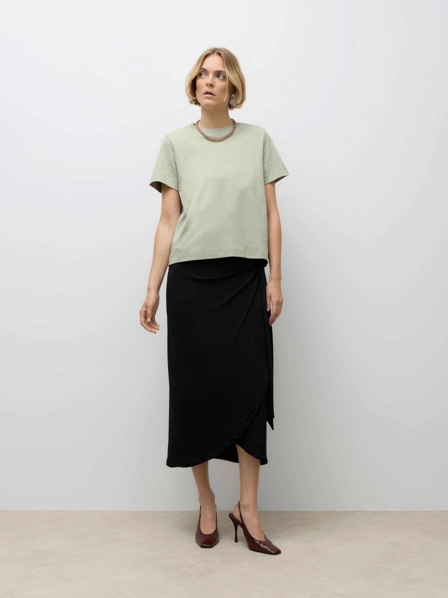Aware T-Shirt Donna Awnaima Grey Tea 10294544 Tea VERO MODA 