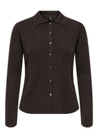 Only Cardigan Donna Thea Marrone 15353029 Chocolate Torte Melange ONLY 