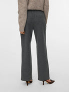 Vero Moda Pantalone Donna Maya Medium Grey Melange 10331930 Medium Grey Melange WHITE VERO MODA 