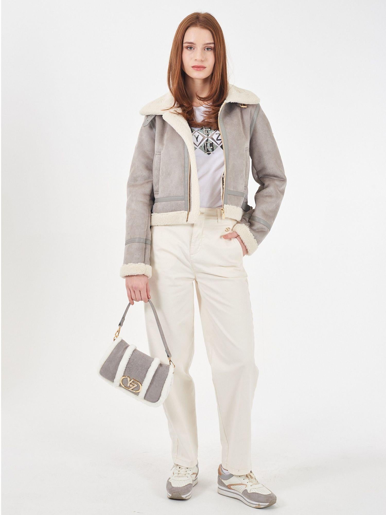 Yes Zee Giacca Invernale Donna Grigio J023 KJ00 0809 YES ZEE 