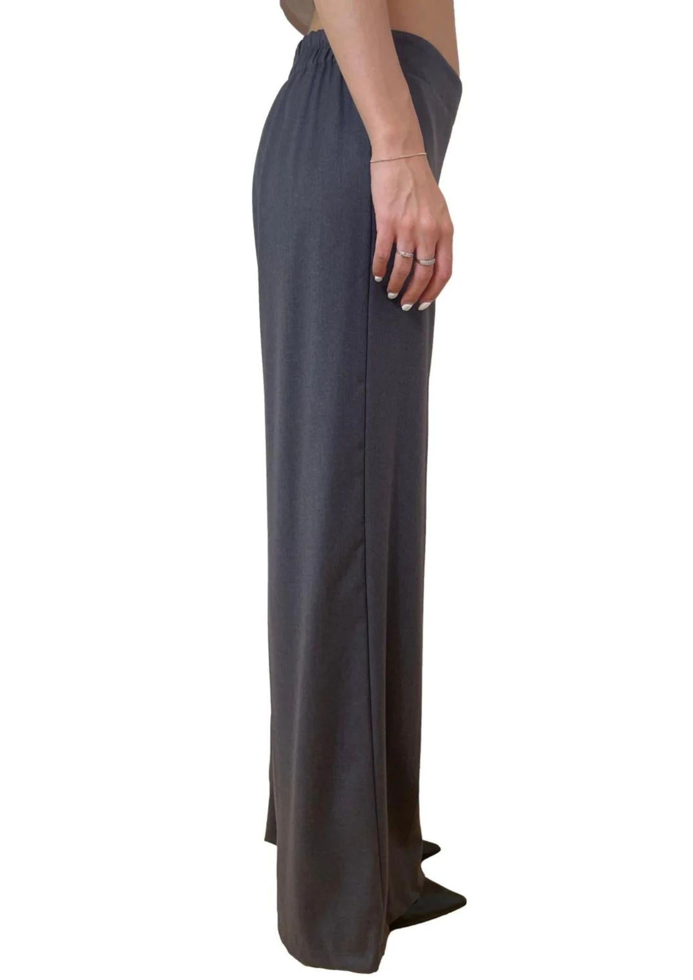 Emme Marella Pantalone Donna Sarago Grigio Melange 2525136141200 007 EMME MARELLA 