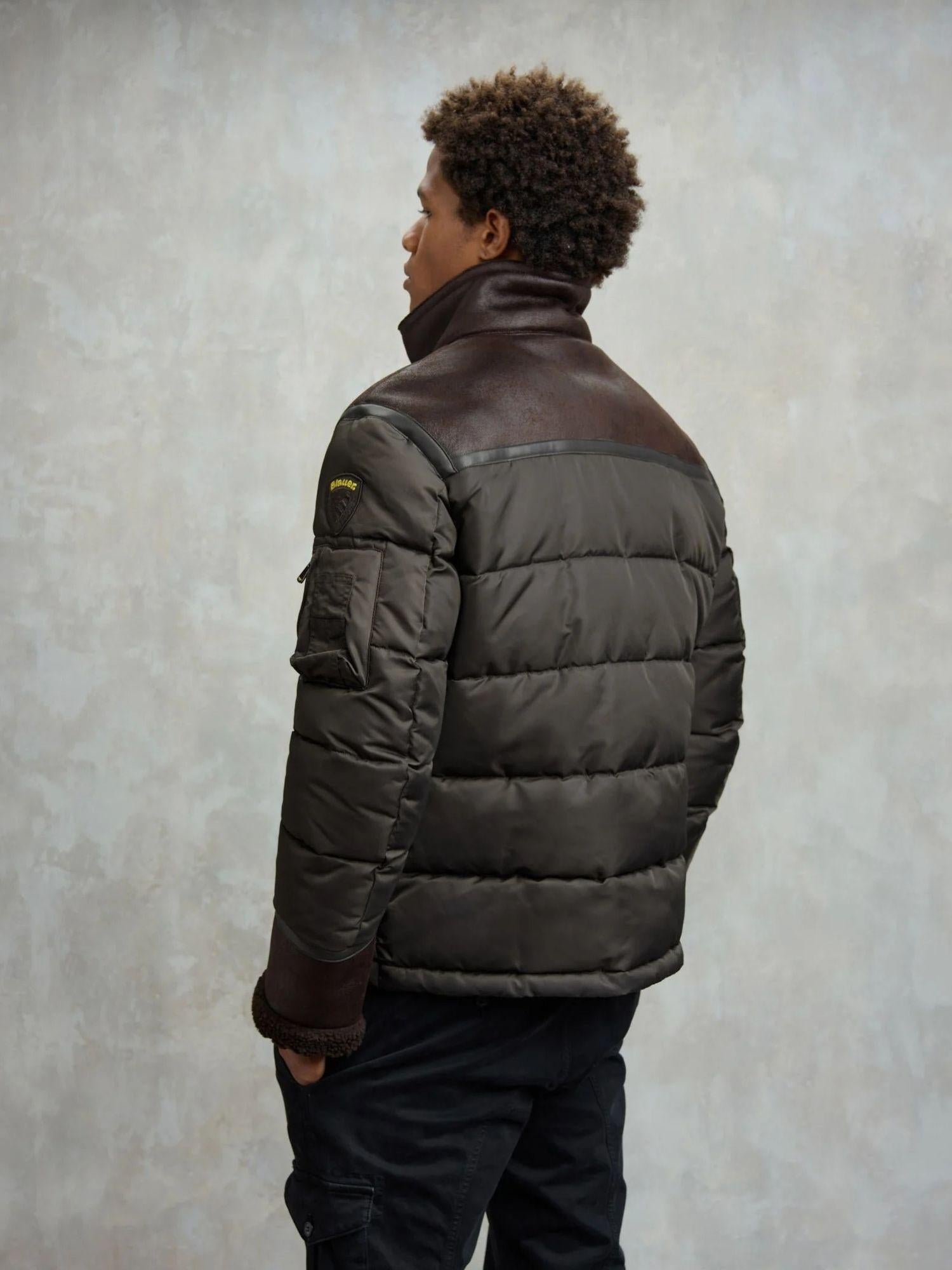 Blauer Giacca Invernale Uomo Organ Nero Oliva BLUC02028 7280 969 BLAUER 