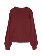 Vero Moda Maglione Donna Hollykaris Rosso Syrah 10331441 Syrah VERO MODA 
