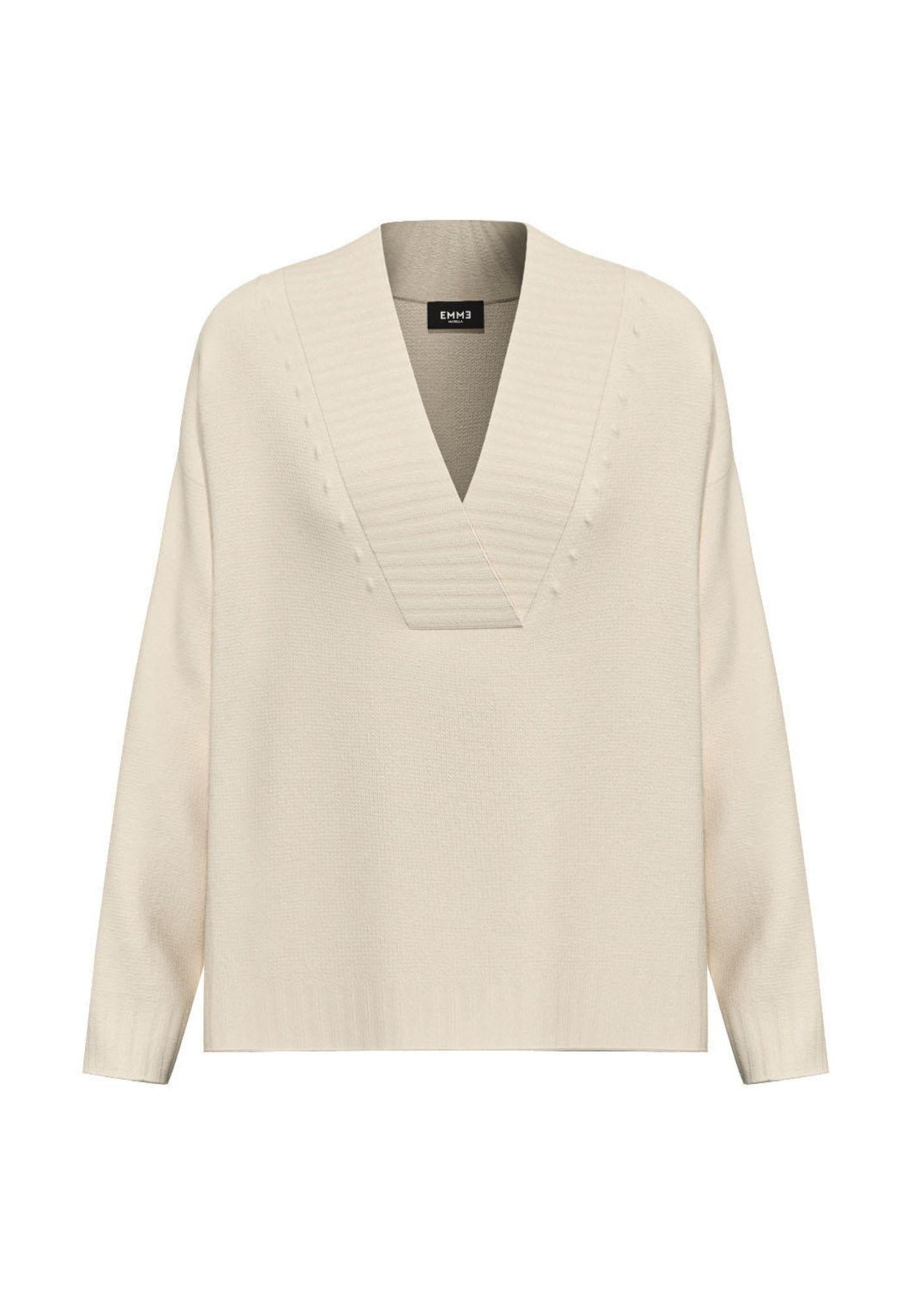 Emme Marella Maglia Donna Ondina Panna 2525366075200 001 EMME MARELLA 