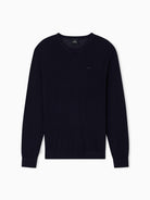 Armani Exchange Maglione Uomo Girocollo In Lana Vergine Blu Navy 8NZM3A ZM8AZ 1510 ARMANI EXCHANGE 