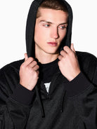 Armani Exchange Felpa Uomo con cappuccio micro texture Nero XM001355 AF16259 FC022 ARMANI EXCHANGE 