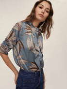 Emme Marella Camicia dritta stampata Donna Neon Carta da zucchero 2525116201200 008 EMME MARELLA 