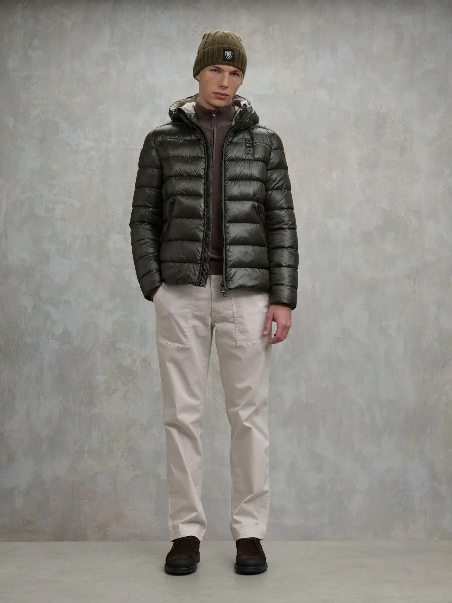 Blauer Giacca Invernale Uomo Adams Tiglio selvatico interno beige BLUC02079 5958 678 BLAUER 