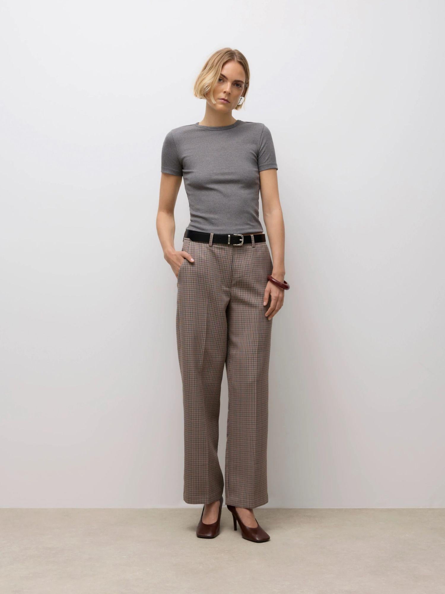 Aware Top Donna Irwina Medium Grey Melange 10329978 Medium Grey Melange VERO MODA 